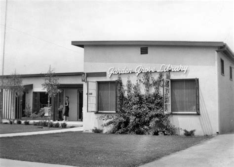 1956 garden grove library | Garden grove, Ca history, Library