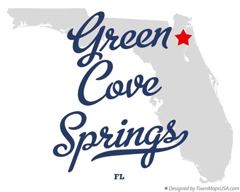 Map of Green Cove Springs, FL, Florida