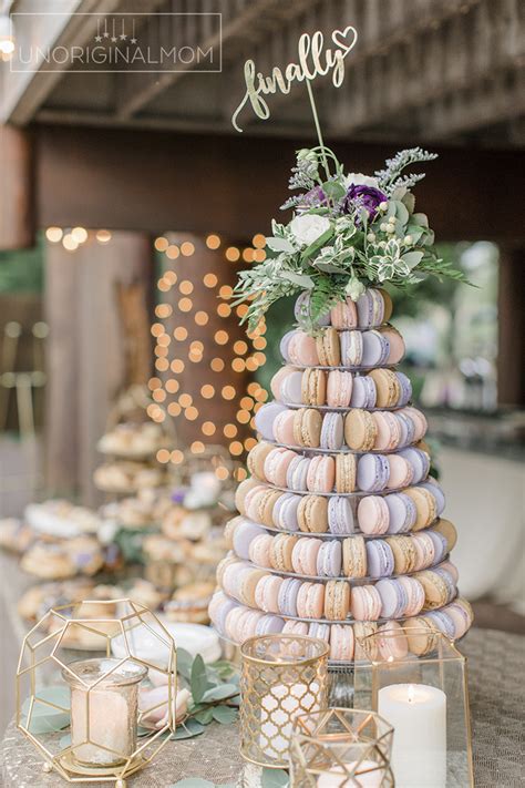 Macaron Tower for a Wedding - unOriginal Mom