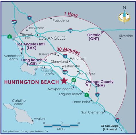 Huntington Beach Maps | Beaches, Downtown, & Regional Info