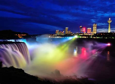 Niagara Falls at Night - Niagara Falls