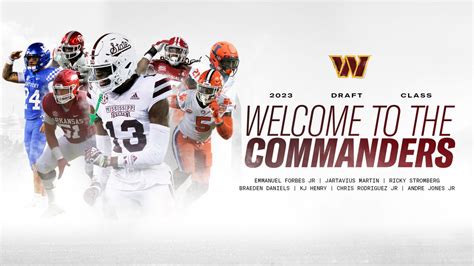 Full list of the Commanders' 2023 draft picks