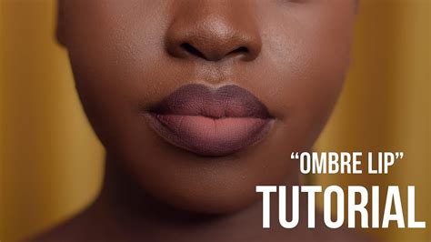 Purple Ombre Lips On Dark Skin | Lipstutorial.org