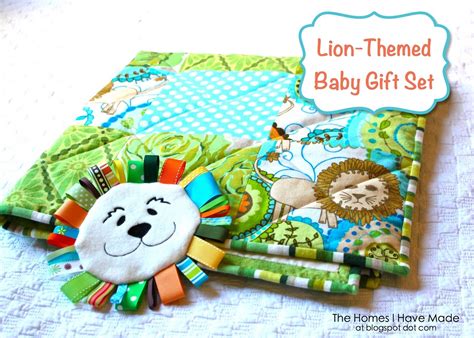 Lion-Themed Baby Gift Set | Gifts, Baby gift sets, Craft projects for kids