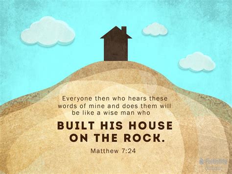 Verse of the Day - Matthew 7:24 KJV - Highland Park Baptist Church ...