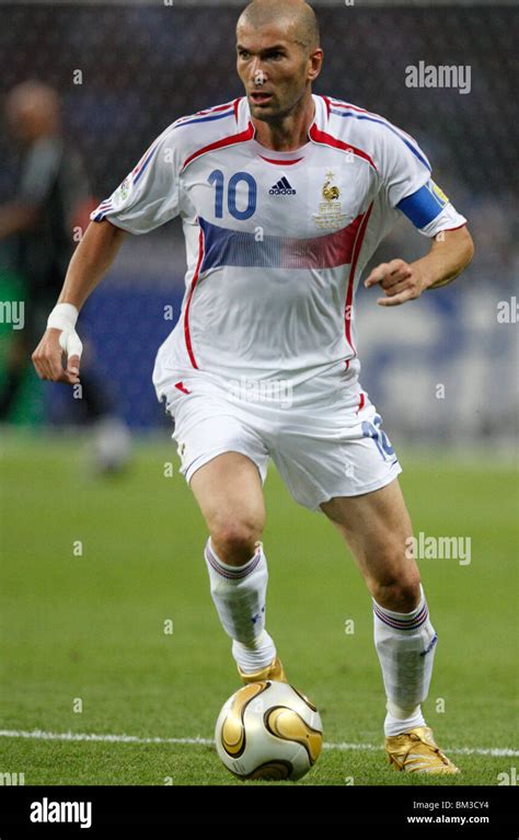 Zinedine Zidane of France in action during the 2006 FIFA World Cup ...