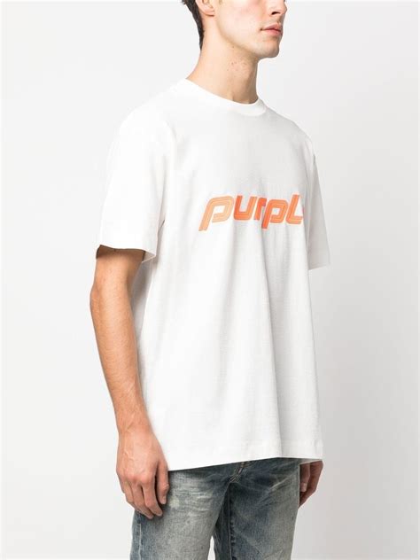 Purple Brand logo-print T-shirt - Farfetch