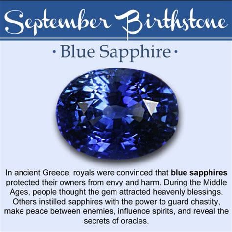 September Birthstone of the Month- Blue Sapphire – Carters Jewellers ...