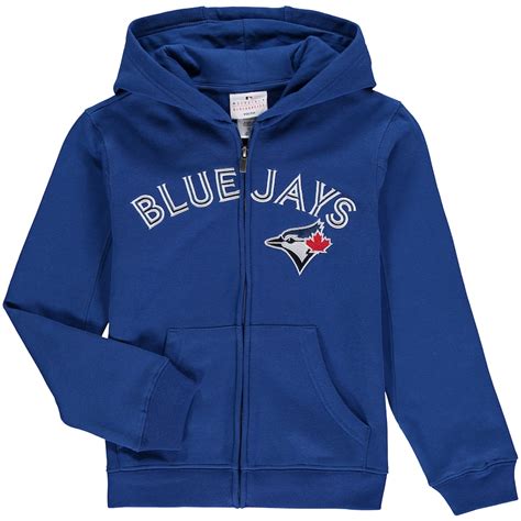 Toronto Blue Jays Youth Wordmark Full-Zip Hoodie – Royal