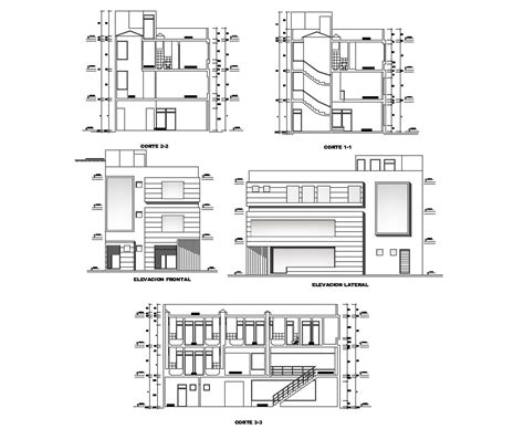 Dwg file of bar restaurant elevation - Cadbull