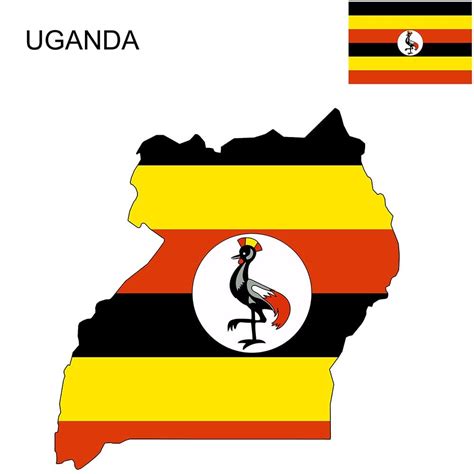 Uganda Flag Map and Meaning | Mappr