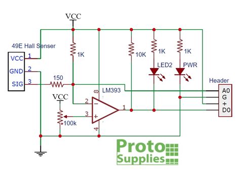 Linear Hall Effect Sensor Module - ProtoSupplies