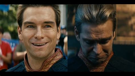 Homelander laughing vs crying meme template - YouTube