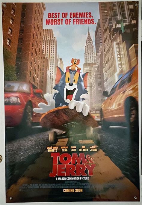 TOM & JERRY 2021 Póster original de la película de doble - Etsy México