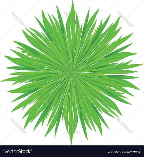 Grass frame green circle Royalty Free Vector Image