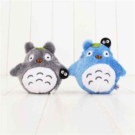 2 styles Mini my neighbor totoro plush keychain toy kawaii Japanese an ...