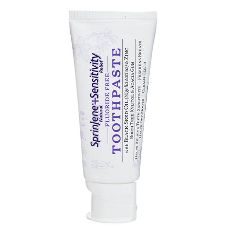 Natural Fluoride-Free Toothpaste for Sensitive Teeth & Gums