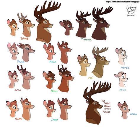 Bambi All characters colors and designs by NamyGaga on DeviantArt ...