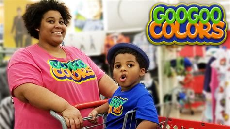 MOM SHOP FOR CLOTHES AT TARGET! Learn Math with Goo Goo Colors - YouTube