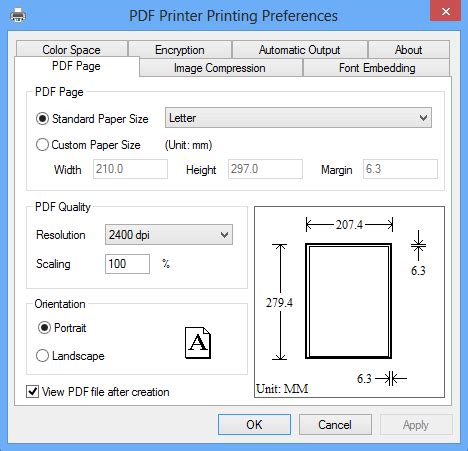 PDF Printer for Windows 10 / Vista / XP / 2003 / 2008 / 2012 / 2016