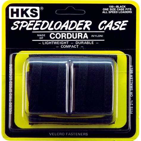 HKS Speedloader Pouch / Case Holds Two Revolver Speed loaders - 100B | eBay