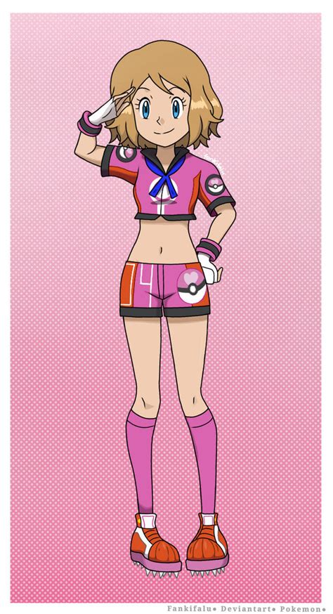 Comm: Pokemon Trainer Serena (Soccer Style) by FankiFalu on DeviantArt