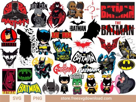 Digital Batman SVG For Cut Drawing & Illustration Art & Collectibles ...