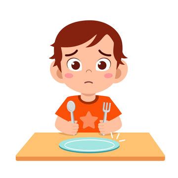 Clipart Of Starving Person Cartoon