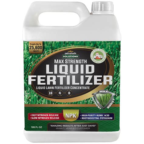 Buy PetraTools Liquid Fertilizer, 16-4-8 Lawn Fertilizer, Liquid Lawn ...