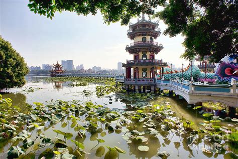 Lotus Lake in Kaohsiung,Taiwan. Photograph by W Scott McGill - Fine Art ...