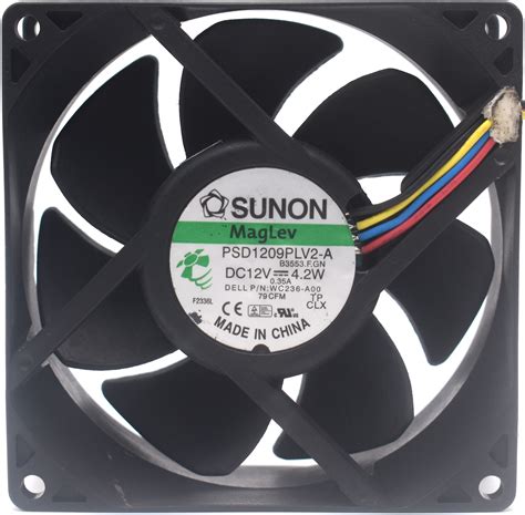 SUNON PSD1209PLV2-A 12V 4.2W 4wires Cooling Fan