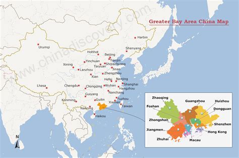 Greater Bay Area China Map