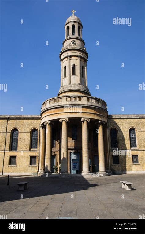 St Mary's Church in London Marylebone England United Kingdom UK Stock ...