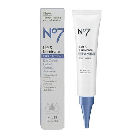 Boots No7 Lift & Luminate Triple Action Eye Cream, 15 ml - Walmart.com ...