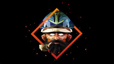 The Lowpoly Project: Low Poly Art - Kunkka Dota 2