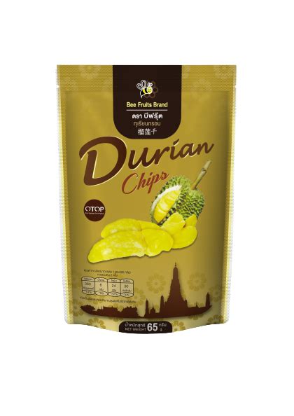 Durian Chips - Bee Fruits (65g.) | Chanthaburi Fruit Products