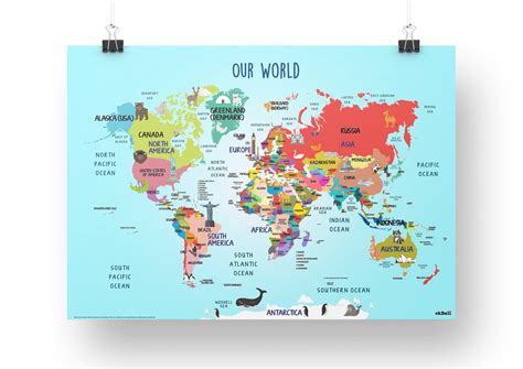 Buy EKDALI World- World and Its Countries- Learning | world for kids ...