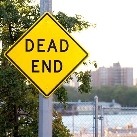 Dead End Sign - W14-1, SKU: X-W14-1