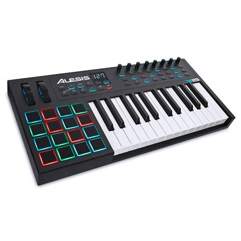 Buy Alesis VI25 - 25 Key USB MIDI Keyboard Controller with 16 Pads, 8 ...