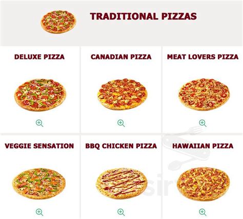 241 Pizza menu in Gananoque, Ontario, Canada