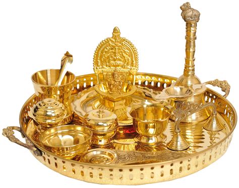 Puja Thali for Worship of Lord Ganesha