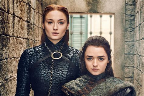 Sansa Stark and Arya Stark Game Of Thrones 8 Wallpaper, HD TV Series 4K ...