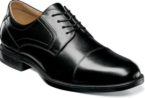 Florsheim Men's Midtown Cap Toe Oxford Black - Continental Shoes