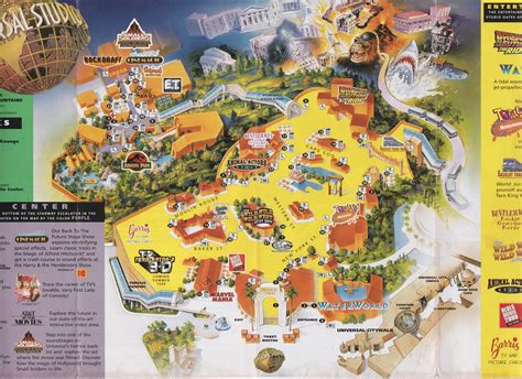 Dug up another old map, this time from Universal Studios Hollywood ...