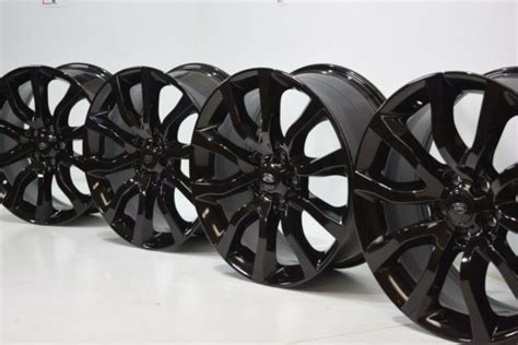 20″ RANGE ROVER SPORT SUPERCHARGED BLACK WHEELS RIMS FACTORY OEM 13 ...