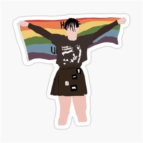 "YUNGBLUD LGBT FLAG" Sticker by vanniiwndrlnd | Redbubble