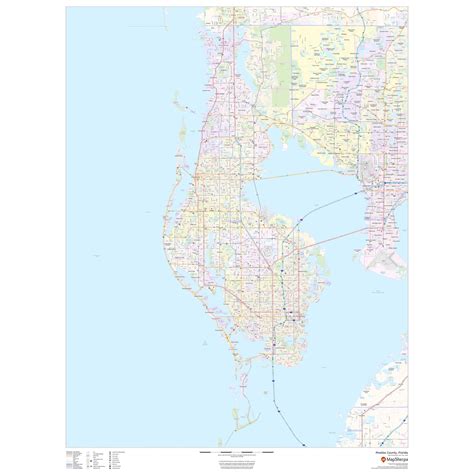 Pinellas County, Florida by Map Sherpa - The Map Shop