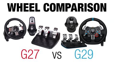 G27 vs G29 - Logitech Wheel Comparison - YouTube