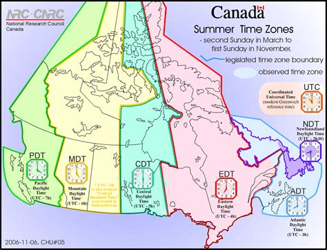 Time zones of Canada, winter and summer alternating : r/canada