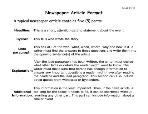 Article Writing for Students - 34+ Examples, Format, How to, PDF, Tips